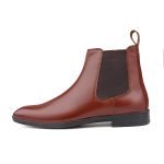 Tan Chelsea Boots for Men - Image 4